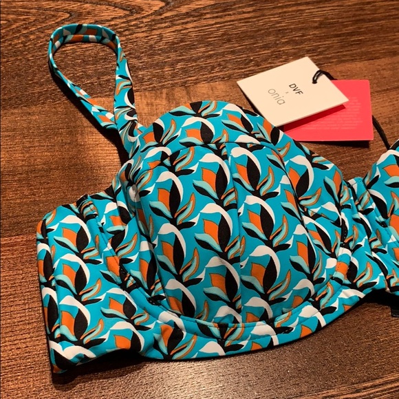 NWT ONIA x DVF Mila Bikini Top - Picture 3 of 10